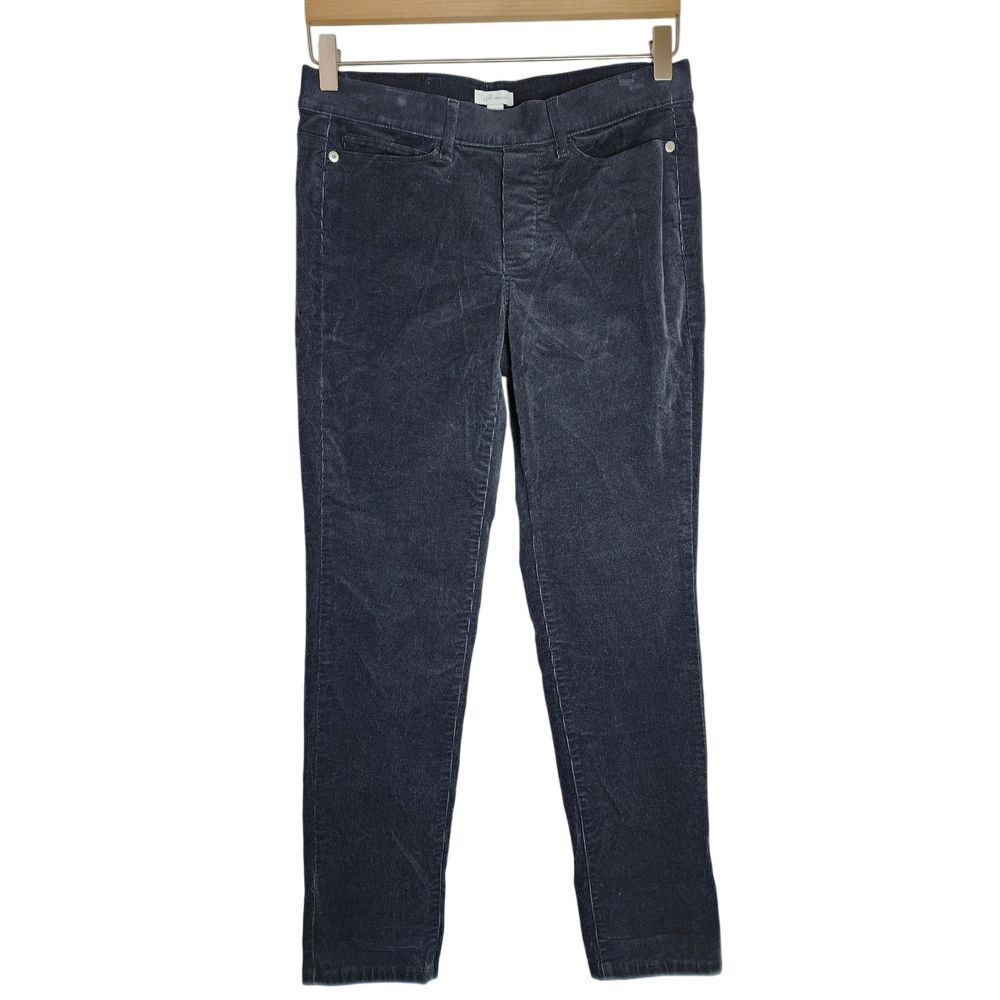 J. Jill Corduroy Pants Women's XS Petite Skinny Casual‎ Pull On Deep Navy Blue